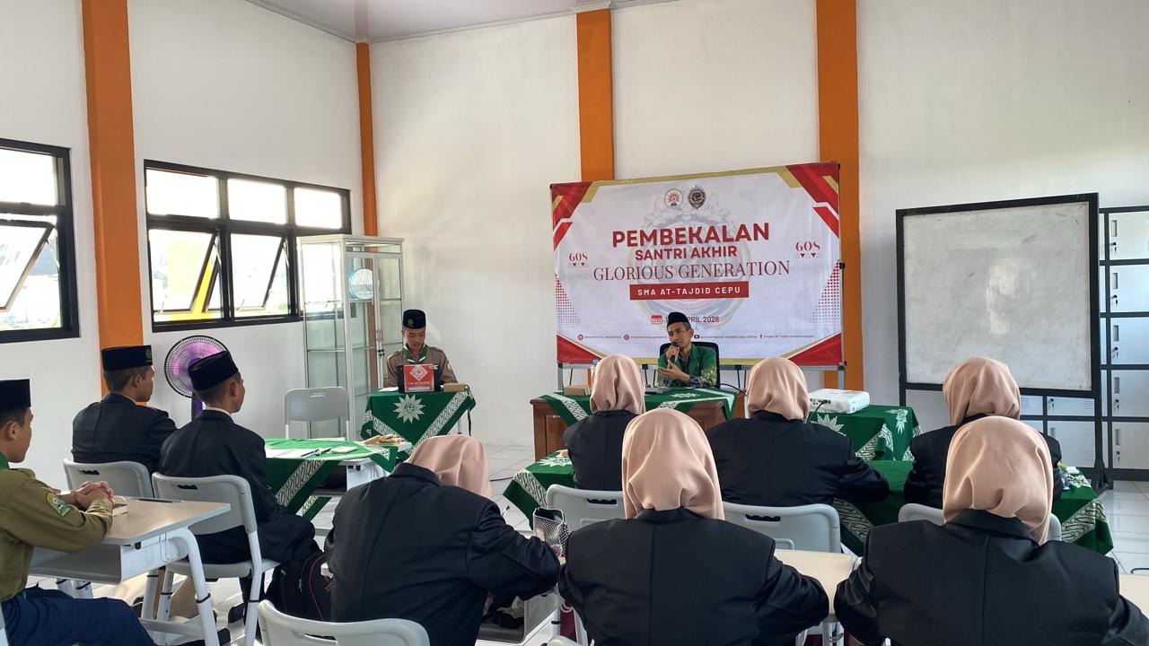 Pembekalan Santri Akhir Ponpes Muhammadiyah At-Tajdid Blora, Bekal Penting Menuju Masa Depan